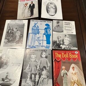Vintage 1960’s Barbie Doll Knitting and Crocheting Book Collection The Doll Book